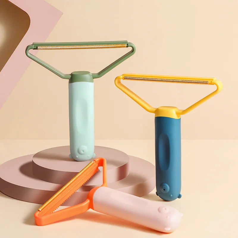 Brosse anti-bouloches et poils d'animaux portable pour tapis, manteaux en laine, vêtements, rasoir manuel, outil de nettoyage.