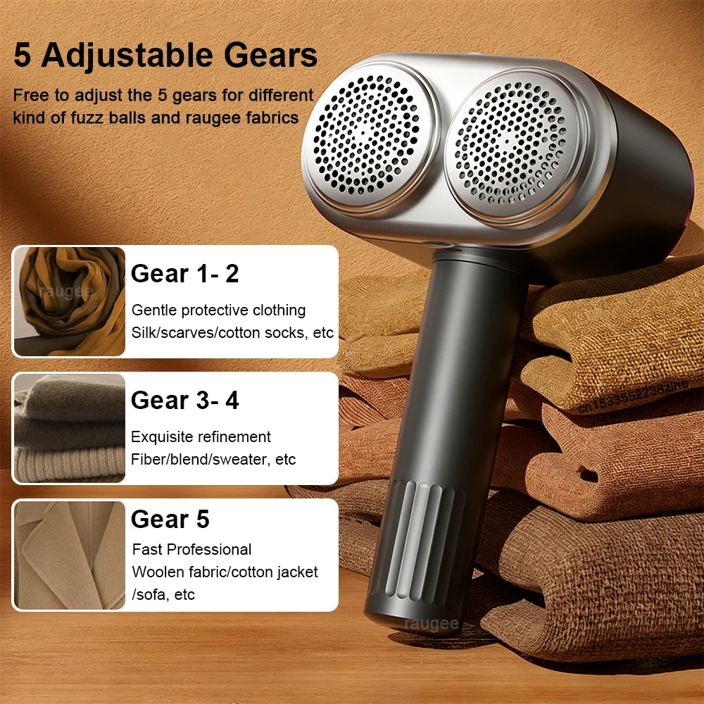 Anti-bouloches professionnel pour vêtements - Rasoir anti-bouloches rechargeable par USB - Machine électrique anti-bouloches - Tondeuse à peluches