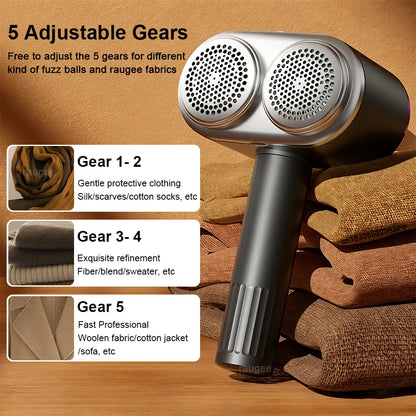 Anti-bouloches professionnel pour vêtements - Rasoir anti-bouloches rechargeable par USB - Machine électrique anti-bouloches - Tondeuse à peluches