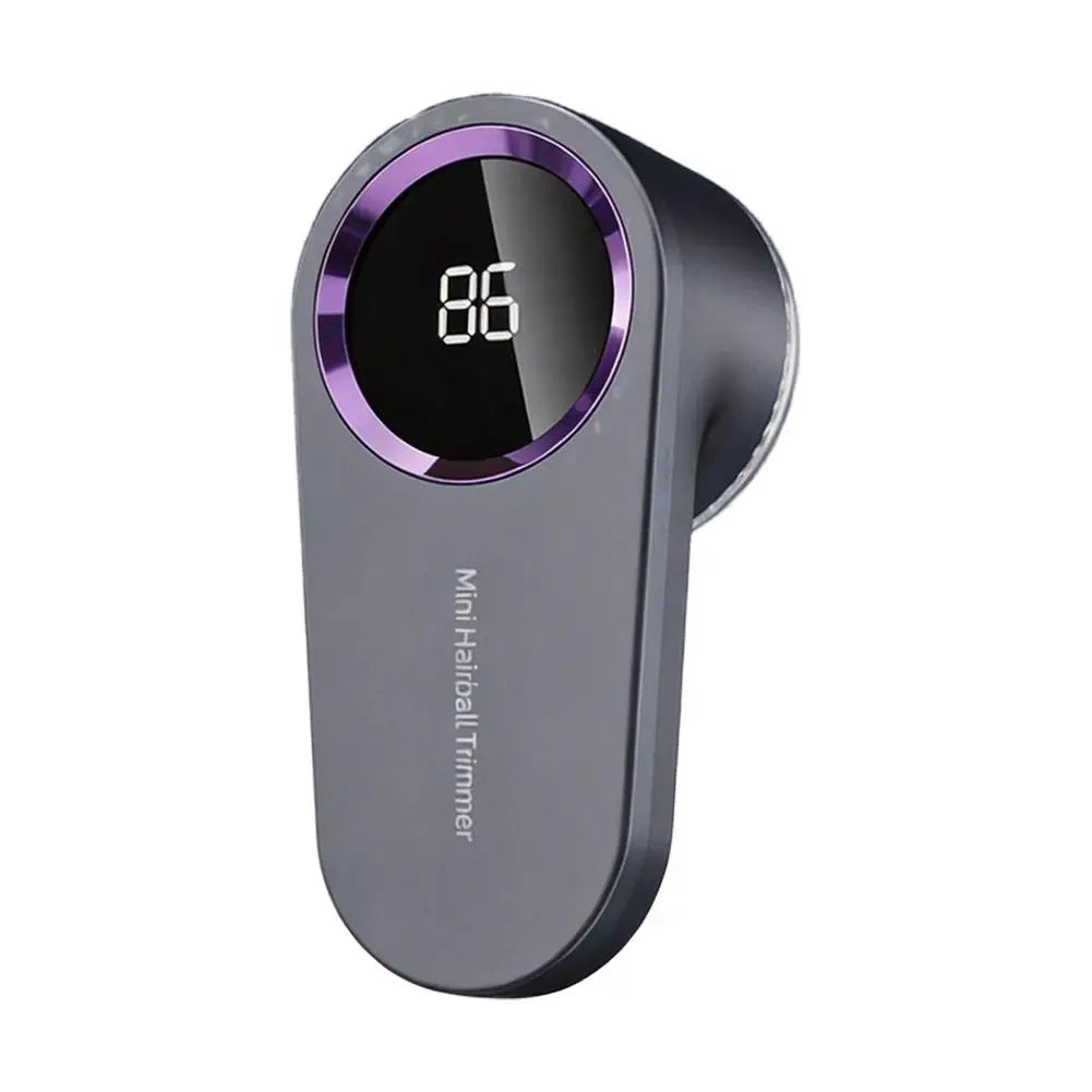 Anti-bouloches électrique portable avec affichage LED, rechargeable USB, pour vêtements et pulls