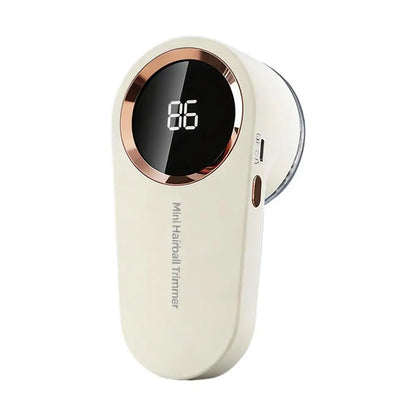 Anti-bouloches électrique portable avec affichage LED, rechargeable USB, pour vêtements et pulls