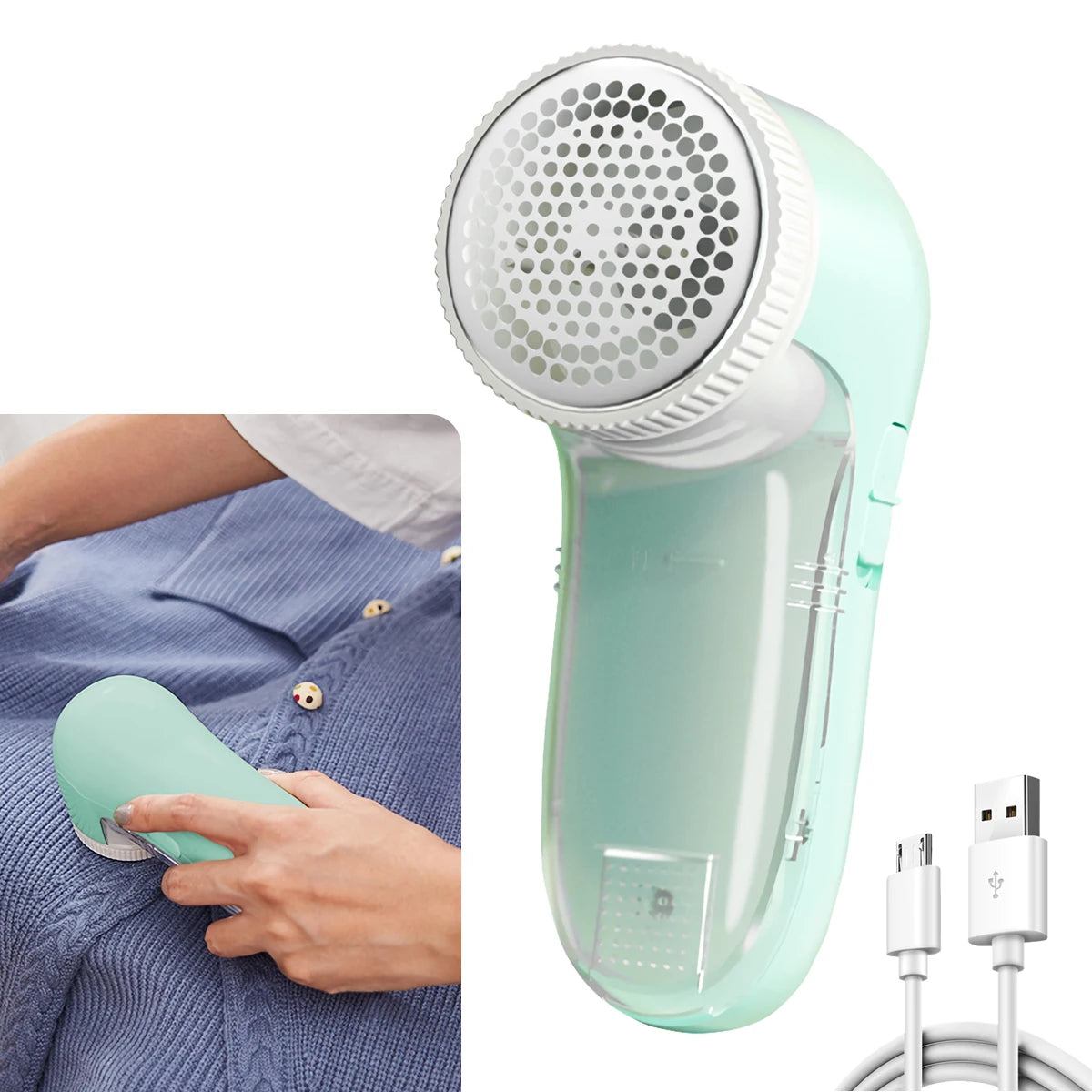 Épilateur électrique à peluches pour vêtements, anti-bouloches, rasoir anti-bouloches pour pull, coupe-bouloches portable rechargeable et détachable, pour le nettoyage.