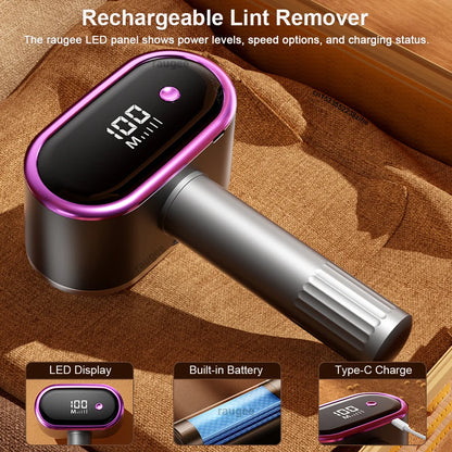 Anti-bouloches professionnel pour vêtements - Rasoir anti-bouloches rechargeable par USB - Machine électrique anti-bouloches - Tondeuse à peluches